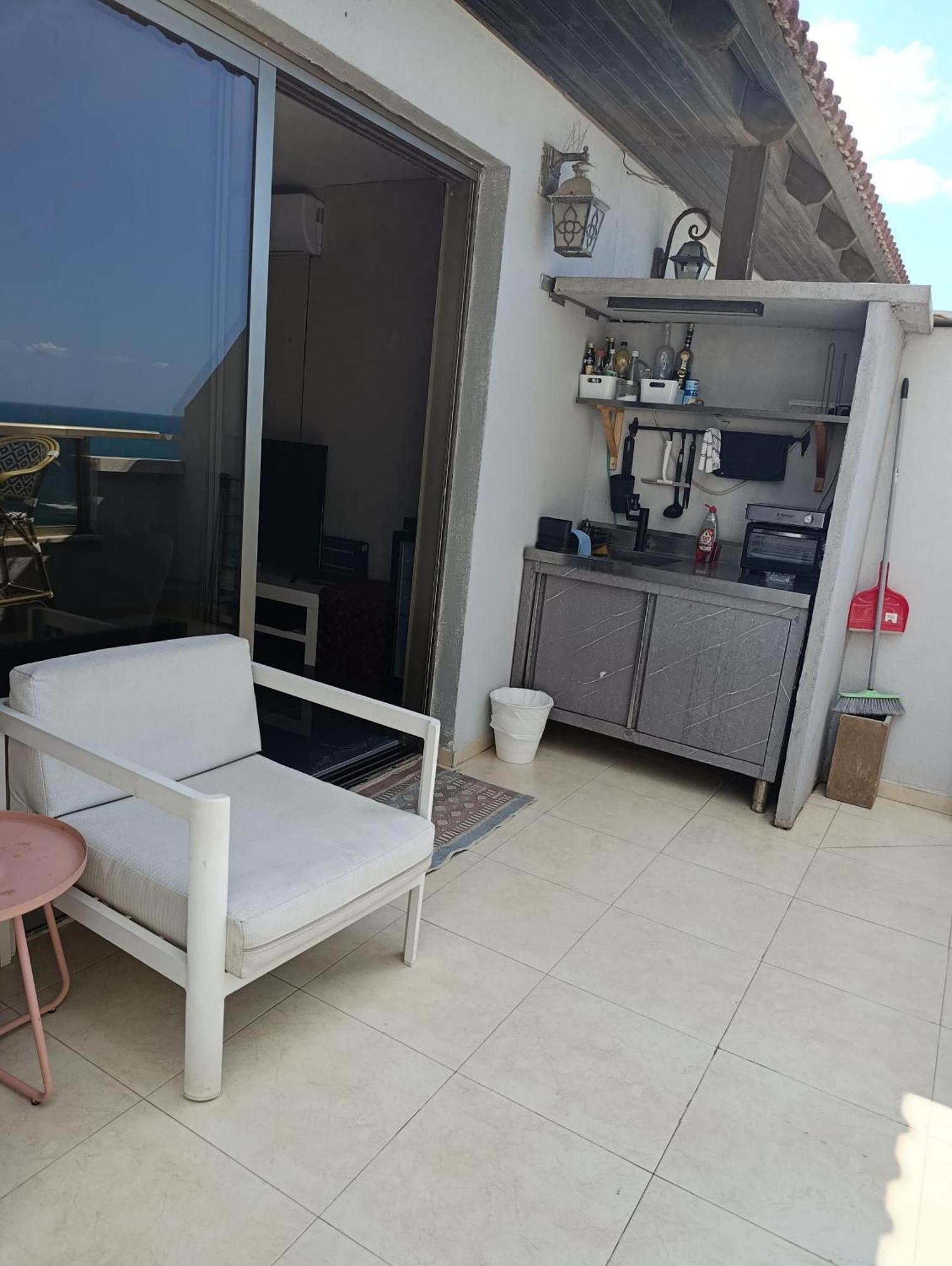 בת ים Penthouse Apartment On The Beach חדר תמונה