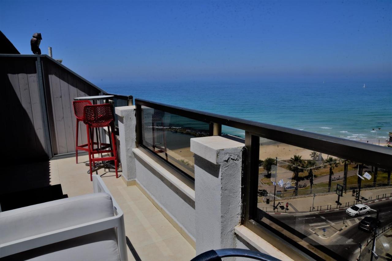 בת ים Penthouse Apartment On The Beach מראה חיצוני תמונה